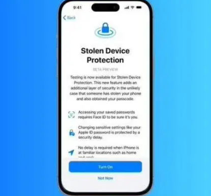 札达苹果授权维修店分享被盗设备保护功能开启方法 