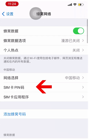 札达苹果14维修网分享如何给iPhone14的SIM卡设置密码 