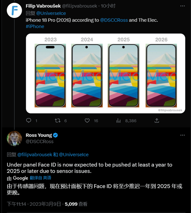 札达苹果手机维修分享:屏下Face ID有什么优势？iPhone何时会有屏下Face ID？ 