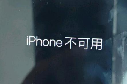 札达苹果服务网点分享锁屏界面显示“iPhone 不可用”如何解决 