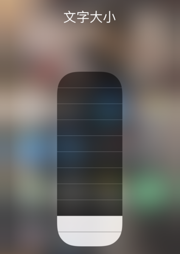 札达苹果手机维修分享小技巧：在 iPhone 控制中心快速调节字体大小 