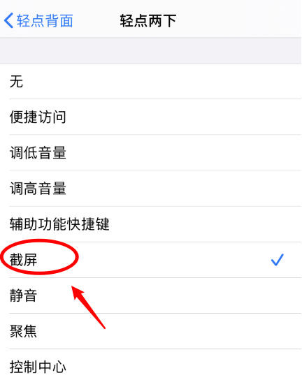 札达苹果手机维修分享iPhone12如何启用双击截屏 